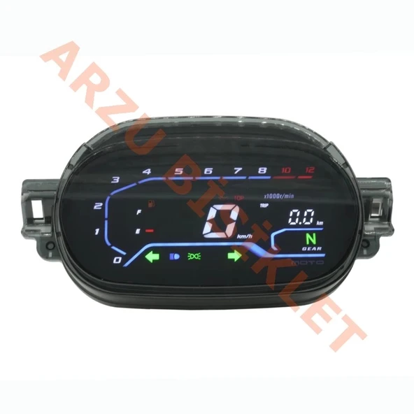 KİLOMETRE SAATİ 100 CC [ DİJİTAL ] KALİPSO / ÇELİK ürün görseli 1