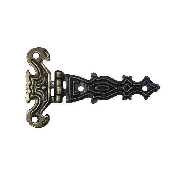 Dekoratif, Sac Tek Kuyruklu Menteşe - 40x68 mm, Küçük, Antik, 1 Adet ürün görseli 1