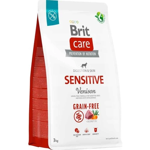 Brit Care Sensitive Digestion & Skin Geyikli Tahılsız Yetişkin Köpek Maması 3kg ürün görseli 1