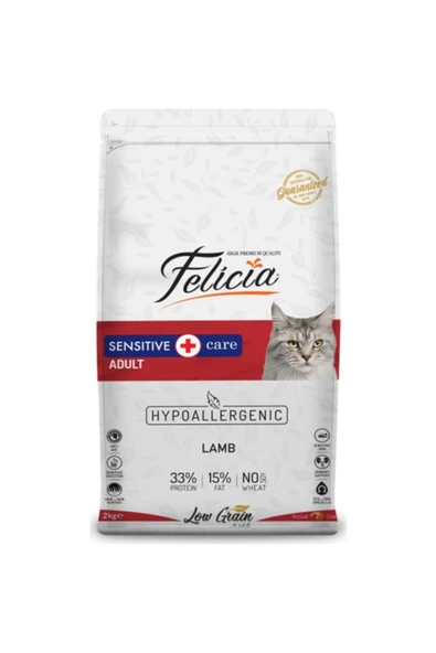 Az Tahıllı Kuzu Etli Yetişkin HypoAllergenic Kedi Maması 12 Kg ürün görseli 1