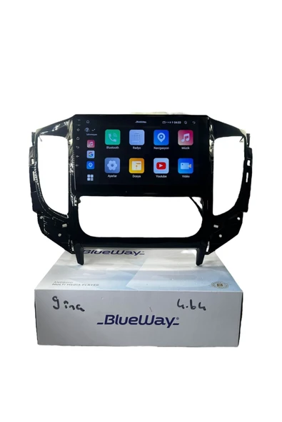 Yeni Mitsubishi L200 (Dijital) BLUEWAY 4-64 PROFESYONEL OEM MULTİMEDİA ürün görseli 1