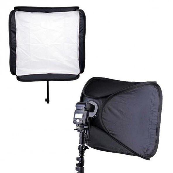 Tepeflaşı için Softbox (Difüzer) 40x40cm ürün görseli 1