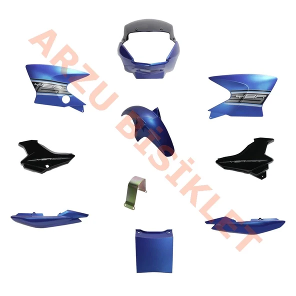 KAPORTA SET [MAVİ] YAMAHA YBR K ürün görseli 1