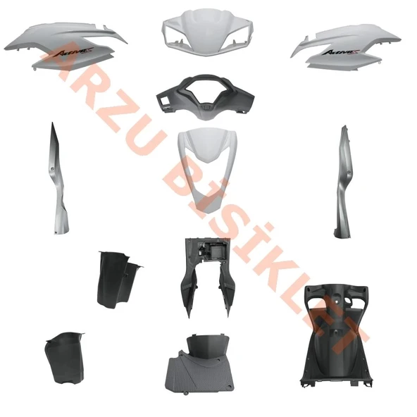 KAPORTA SET FUL [BEYAZ] [YENİ MODEL] HONDA ACTIVA S ürün görseli 1