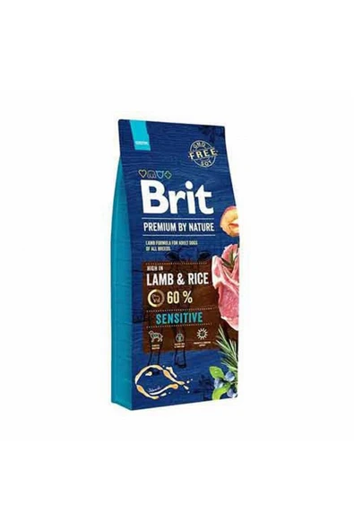 Brit Premium By Nature Adult Sensitive Lamb Kuzulu Yetişkin Köpek Maması 15 Kg ürün görseli 1