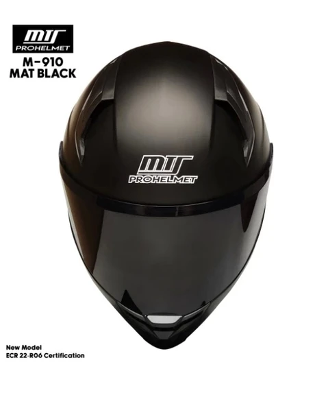 MTS M-910 FULL FACE KASK MAT SİYAH RENKLİ VİZÖR ürün görseli 1