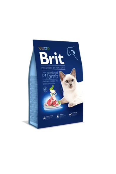 Brit Care Premium Nature Sterilized Kuzulu Kedi Maması 8 kg ürün görseli 1