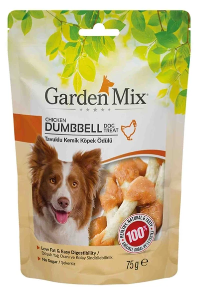 Gardenmix Tavuklu Kemik Köpek Ödül Maması 75gr ürün görseli 1