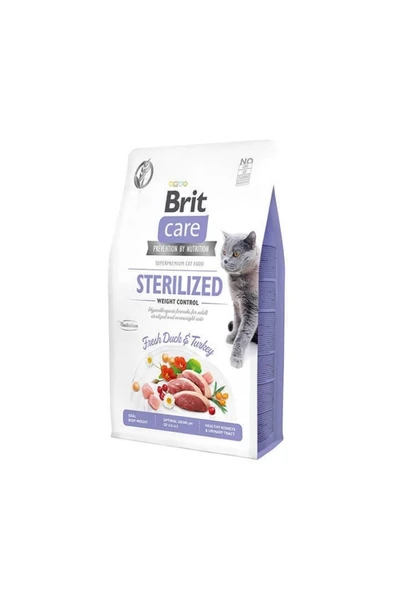 Brit Care Ördekli Kısırlaştrırılmış Yetişkin Kedi Maması 7 Kg. ürün görseli 1