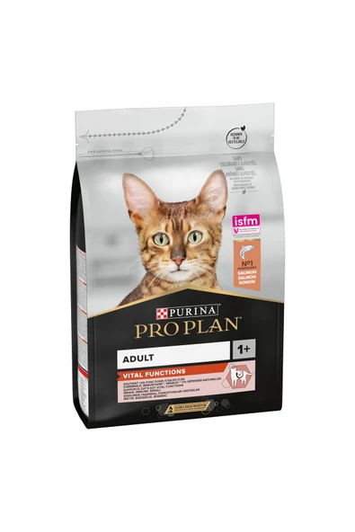 Pro Plan Somonlu ve Pirinçli Yetişkin Kedi Maması 3kg ürün görseli 1