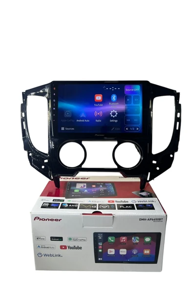 Yeni Mitsubishi L200 (Analog) PİONEER 4-64 TAM PROFESYONEL OEM MULTİMEDİA ürün görseli 1