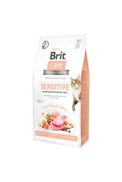 Brit  Care Grain Taze Hindili Ve Somonlu Tahılsız Kedi Maması 2 Kg ürün görseli 1