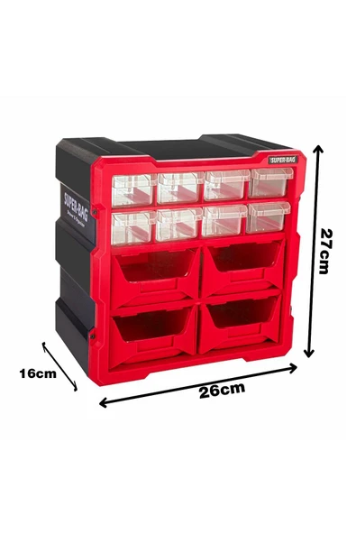 ASR-6009 12 Lİ MONOBLOK AVANDALIK ÇEKMECE SETİ ürün görseli 1