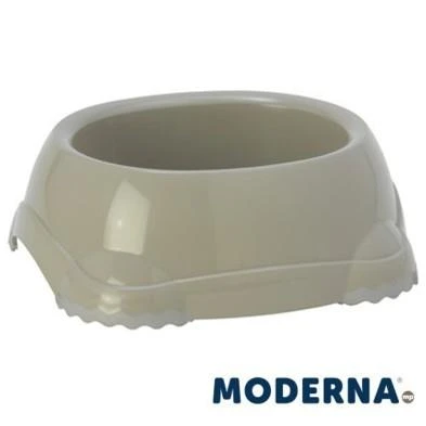 Moderna Smart Plastik Kedi Köpek Mama Su Kabı Gri No:1 350 Ml ürün görseli 1