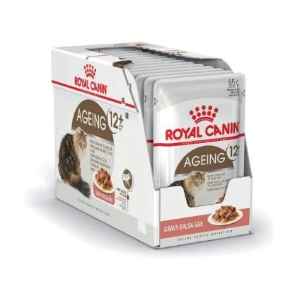 Royal Canin Ageing 12+ Sos İçinde Yaşlı Kedi Konservesi 85gr (12 Adet) ürün görseli 1