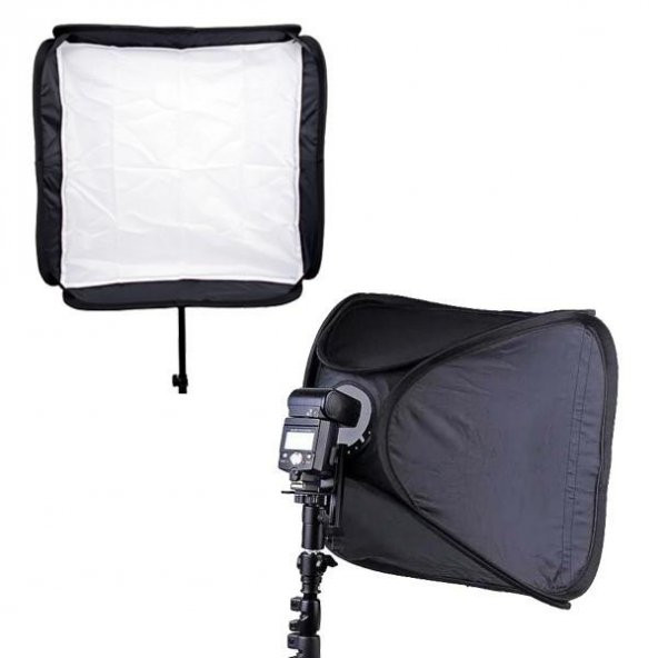 Tepeflaşı için Softbox (Difüzer) 60x60cm ürün görseli 1