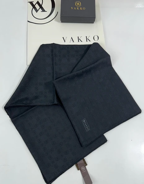 Vakko 90x90 Pamuk Jakarlı Eşarp - 05469 ürün görseli 1