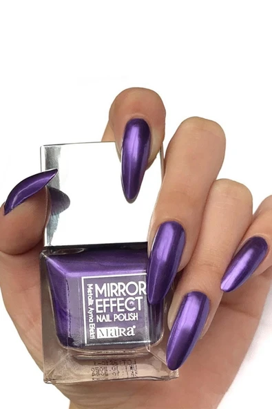 Mara Yeni Mirror Effect Nail Polish 15 ml - Purple*48 ürün görseli 1