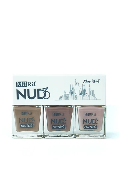 Mara Nude Oje Serisi 3'lü New York - Resim 2