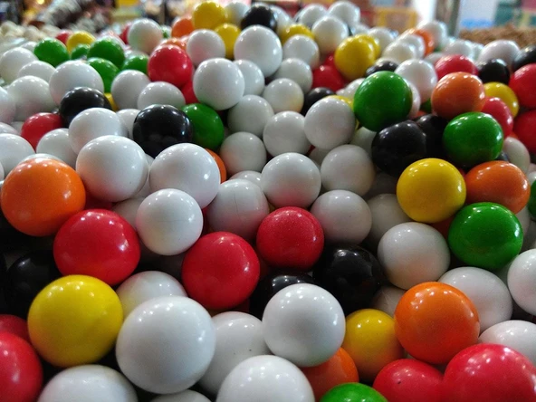 Renkli Çikolatalı Leblebi 1 KG - Resim 2