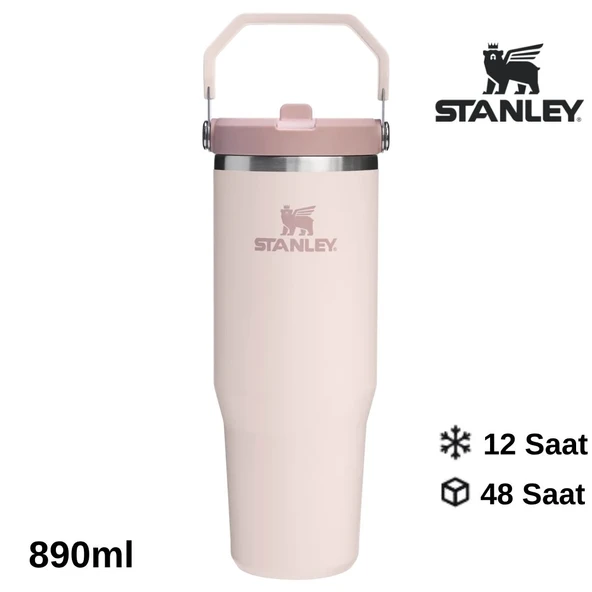 Stanley The IceFlow Flip Straw Pipetli Termos Bardak 0.89 LT Matara ürün görseli 1