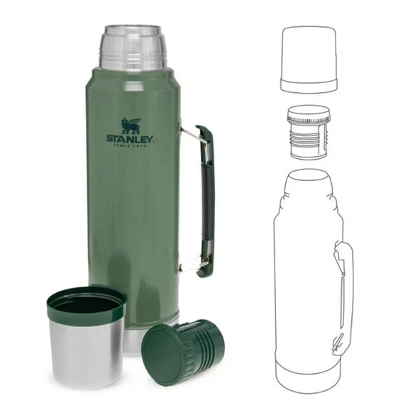 Stanley Classic Legendary Termos 1.0L Matara - Resim 3