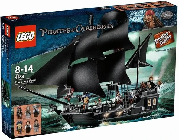 LEGO 4184 Pirates of the Caribbean – Black Pearl ürün görseli 1