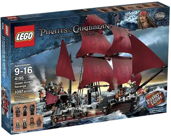 LEGO 4195 Pirates of the Carribbean Queen Anne yapılır Revenge ürün görseli 1