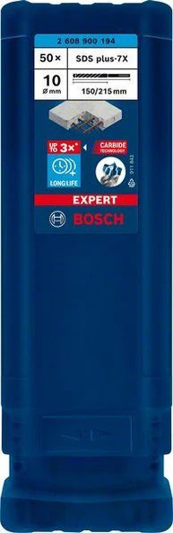 EXPERT SDS Plus-7X K-Delici Ucu 10*215 mm 50'li ürün görseli 1