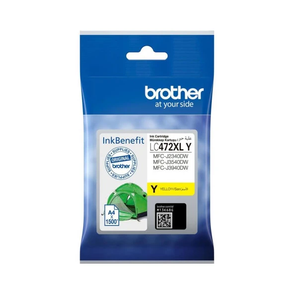 Brother LC472XLBK Siyah 3000 Sayfa Kartuş J2340DW, J3940DW ürün görseli 1