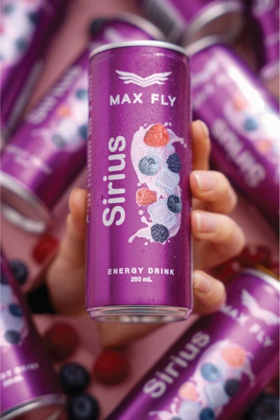 Max Fly Sirius Enerji İçeceği 250 ml 12 Adet - Resim 5