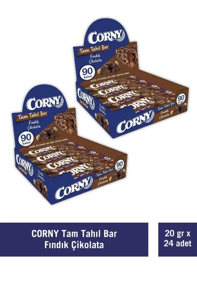 Corny Tam Tahıllı Bar Çikolata Fındıklı 20 gr x 24 Adet ürün görseli 1