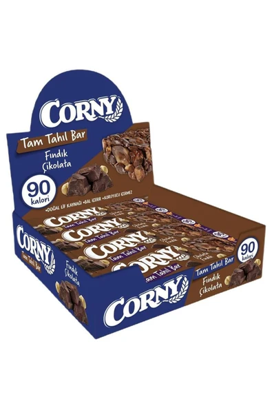 Corny Tam Tahıllı Bar Çikolata Fındıklı 20 gr x 12 Adet ürün görseli 1