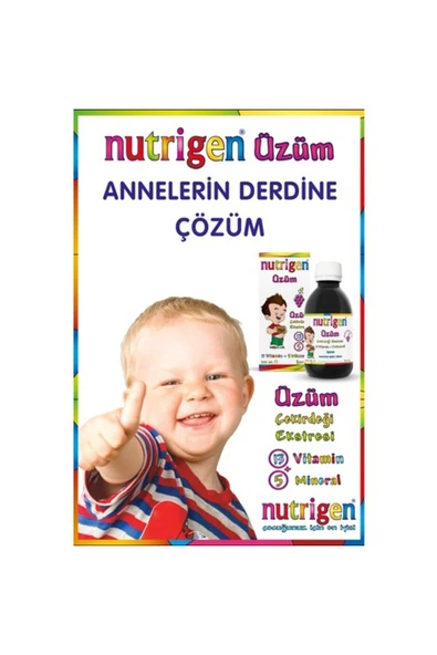 Nutrigen Üzüm Pediatrik Şurup 200 ml - Resim 2