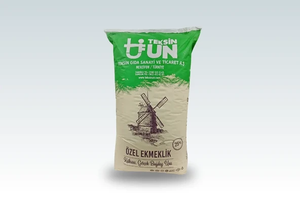 TEKSİN Özel Ekmeklik Buğday Unu  25 Kg ürün görseli 1