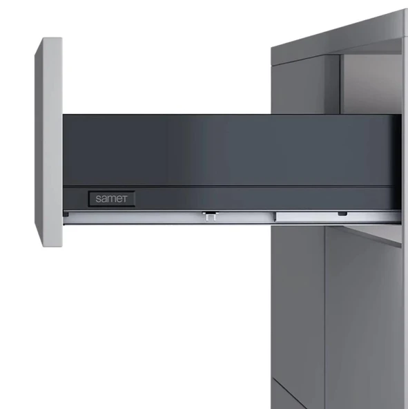 Samet Flowbox 192/18 Frenli Antrasit 500mm - Resim 2