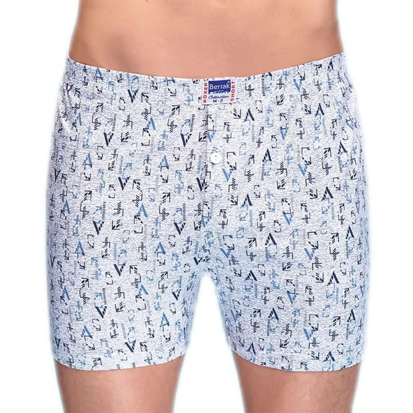 10 Adet Berrak Erkek Penye Desenli Boxer 1053 ürün görseli 1