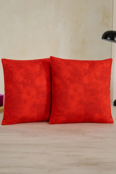 LaLiva Çocuk Yastık Kılıfı - 50x70 cm ölçülerinde- 2 adet -Kırmızı ürün görseli 1