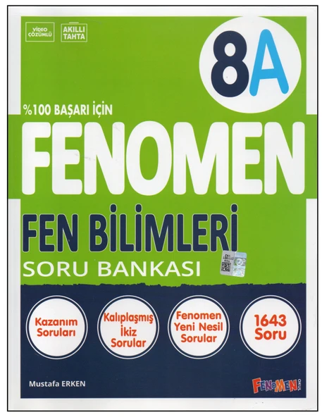 FENOMEN 8. SINIF FEN BİLİMLERİ 8A ürün görseli 1