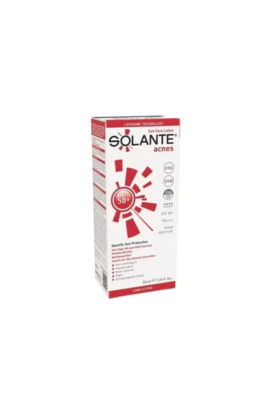 Solante Acnes Lotion SPF 50+ 50 ml - Resim 2