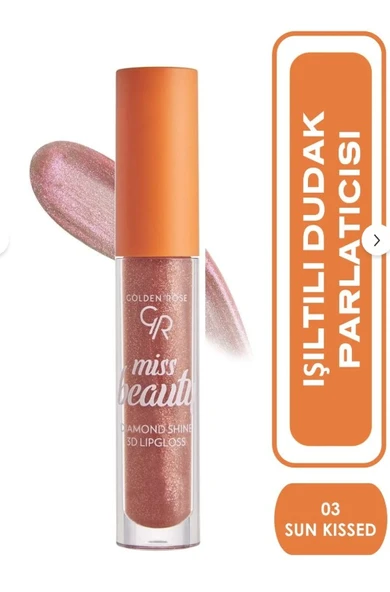 Golden Rose Miss Beauty Diamond Shine 3Dlip.No:03Sunkissed ürün görseli 1