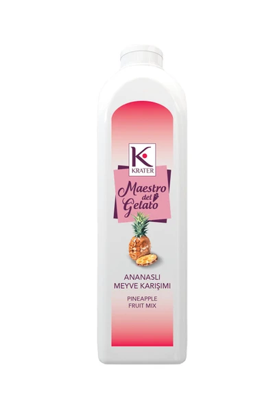 Krater Maestro Del Gelato Ananas Meyveli Karışım Püre Mix 1 LT ürün görseli 1