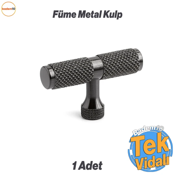 Martin Füme Renk Metal Kulp Düğme Mobilya Çekmece Mutfak Dolabı Dolap Modern Kapak Kulpları ürün görseli 1