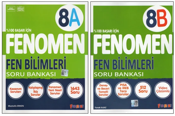 FENOMEN 8. SINIF FEN B. 8A+8B (2 KİTAP) ürün görseli 1