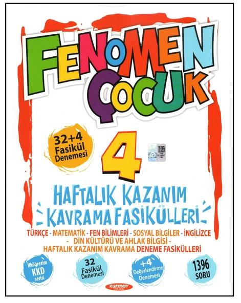 KURMAY 4. SINIF HAFTALIK KAZANIM KAVRAMA FASİKÜLLERİ (32+4) ürün görseli 1