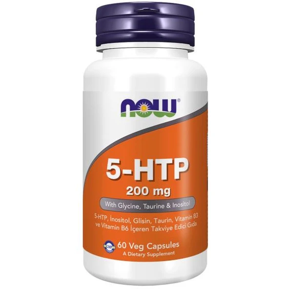 Now 5-HTP 200 mg 60 Kapsül ürün görseli 1