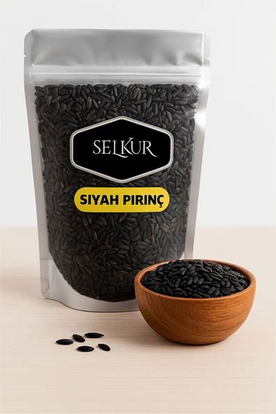 SELKUR  Siyah Pirinç 1KG ürün görseli 1