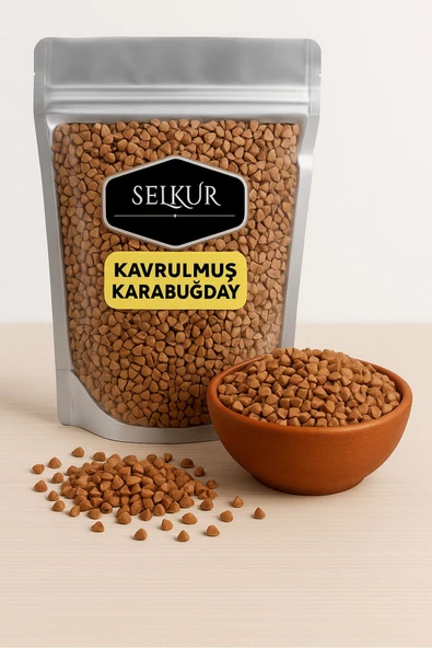 SELKUR  Kavrulmuş Karabuğday 1KG TANE-GLUTENSİZ ürün görseli 1