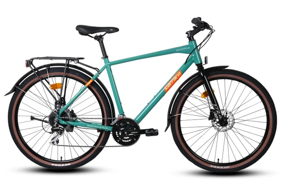 Carraro Sportive 724 HD Fren 16 Vites 27,5 Jant Şehir Bisikleti Deniz Mavi 51 Kadro ürün görseli 1