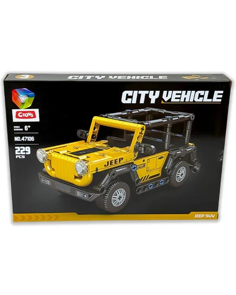 Ctoys City Vehicle Jeep Suv 229 Parça 47106 ürün görseli 1